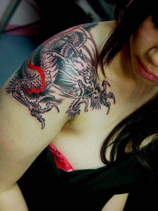 arm flower tattoos