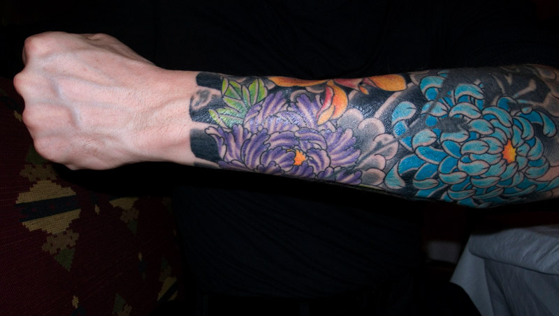Sleeve tattoos, also called tattoo sleeve refer to body art done on the arms 