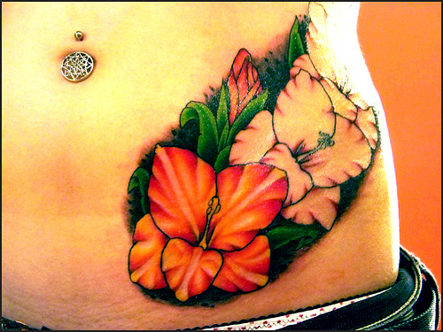 Gladiolus Flower Tattoos, Flower Tattoos Peony, Pink Flower Vine Tattoo.