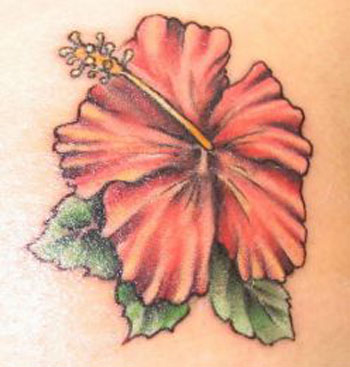 hibiscus flowers tattoos. flower tattoos. hibiscus