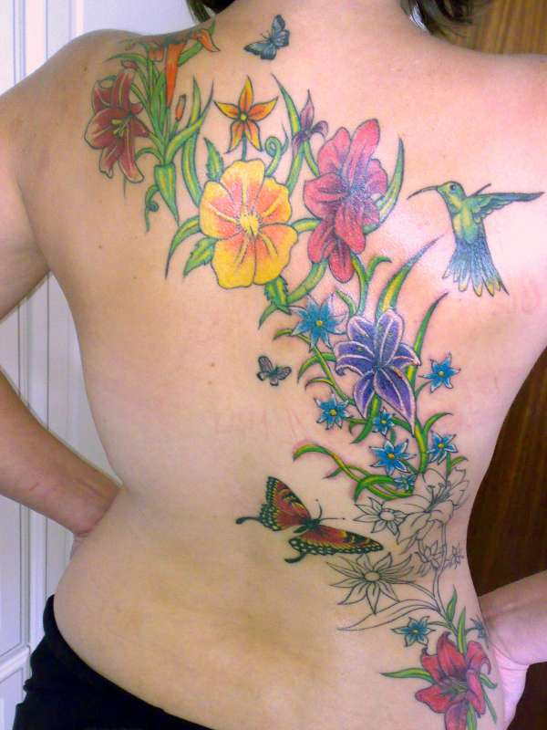 ballerina tattoos. flower tattoo designs and