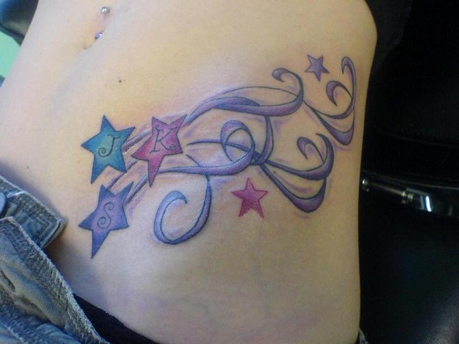 free tattoo designs shooting star tattoo pictures