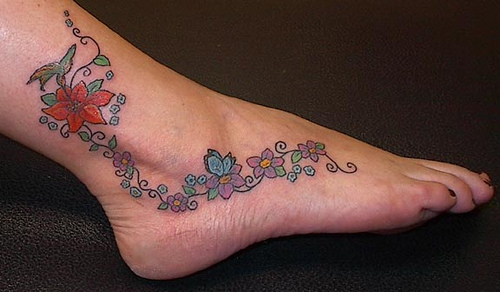 Lotus flower tattoos combine beauty 