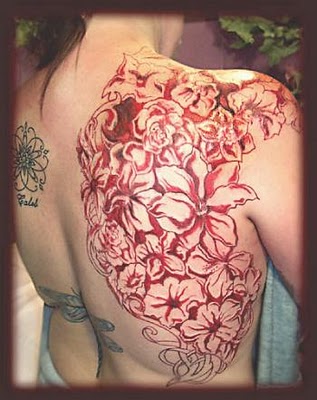 Free Flowers tattoo pictures, you can even upload your own tattoos and vote