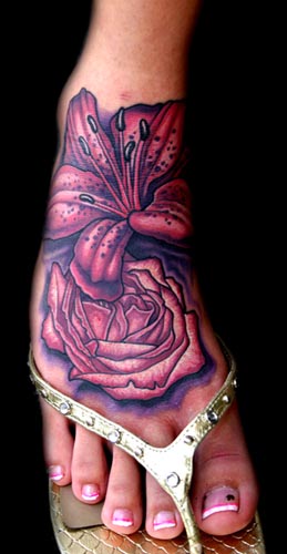Lily Flower Tattoos – Tiger