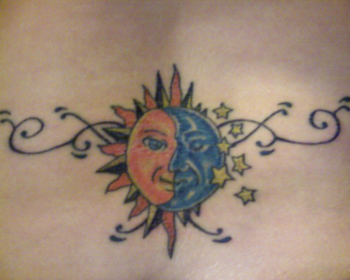 Star Tattoos Design » Blog Archive » moon star tattoos