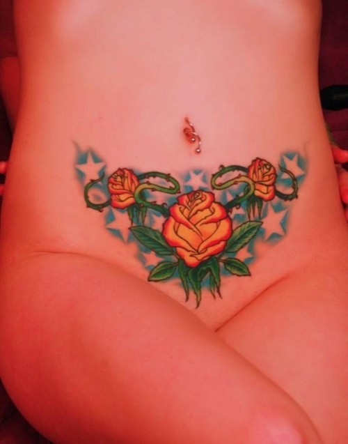 Star tattoo designs can look very elegant on a lady and many ladies have the 